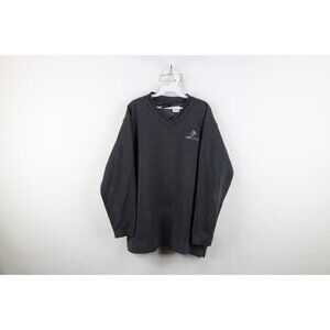 Vintage 90s Womens Large Faded Spell Out Bellagio Las Vegas Marled Sweatshirt